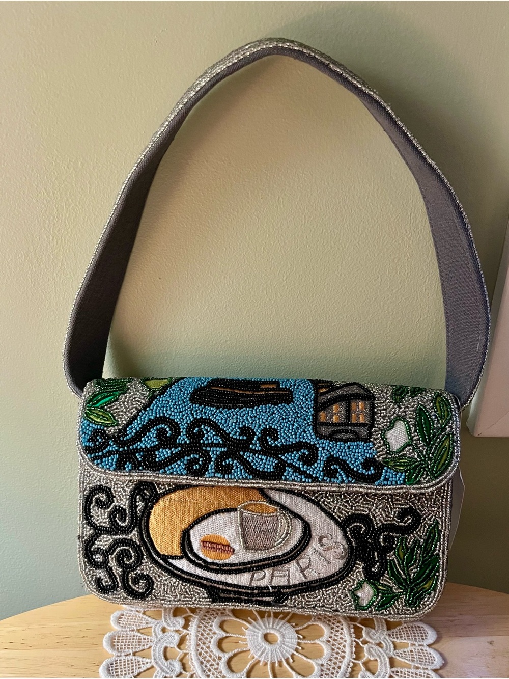 America and Beyond Paris Shoulder Bag